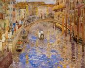 莫里斯 巴西 加斯特 : Venetian Canal Scene